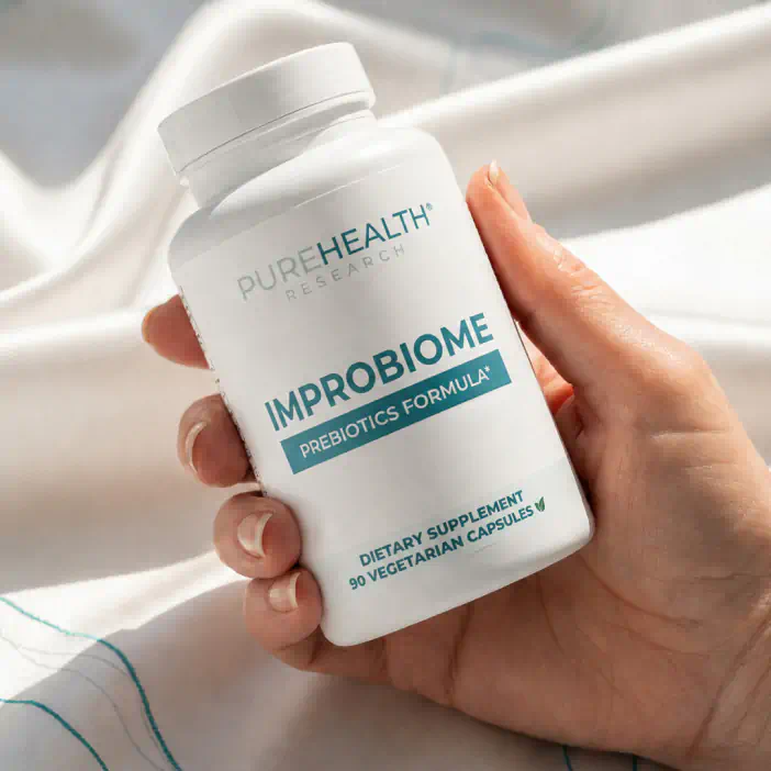 ImproBiome bottle in hand